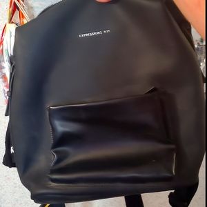 Black backpack